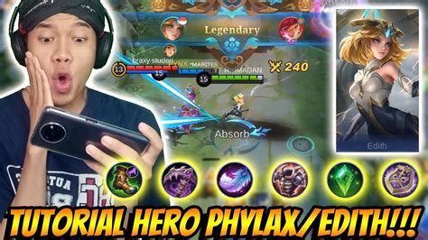 Tutorial New Hero Edith Build Emblem Yang Bikin Auto Win Mobile