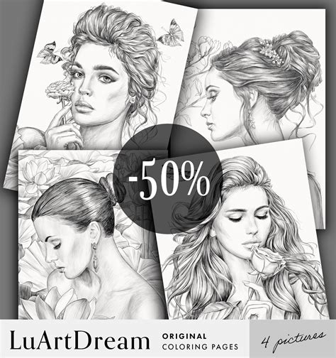 Set Of Coloring Pages 50 Off Printable Adult Colouring Etsy Österreich