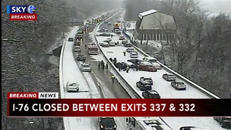 I 76 Reopens After Multi Vehicle Crash 6abc Philadelphia