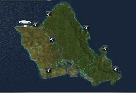 Tdu2 Hawaii Map Explore The Island And Its Locations