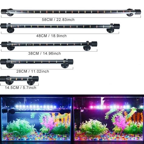 Jual Lampu LED Celup Aquarium Aquascape Tahan Air T4 Rosston HaiLong 20