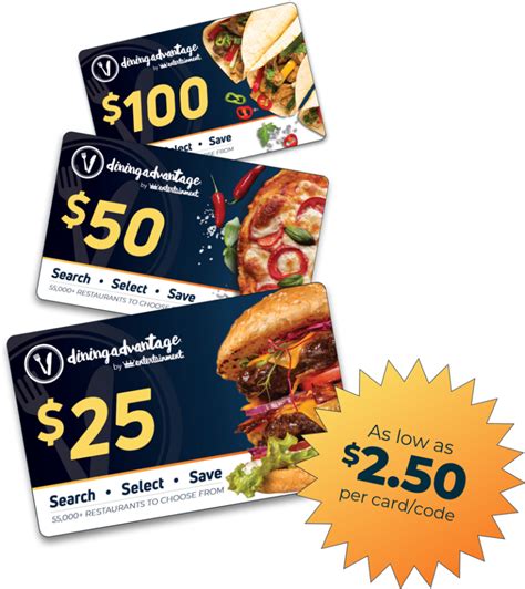 Dining Advantage Entertainment Rewards Incentives