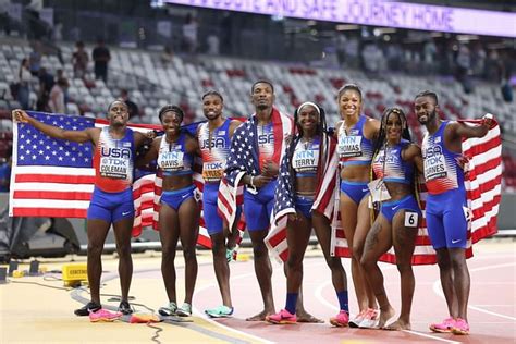 Complete list of qualified track and field relay teams for the Paris ...