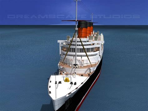 Rms Queen Mary 3d Render Renderhub Gallery