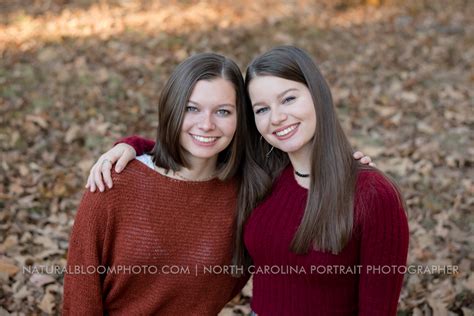 Waxhaw Photographer Marvin Ridge Senior Twin Sisters Fall Portraits ...