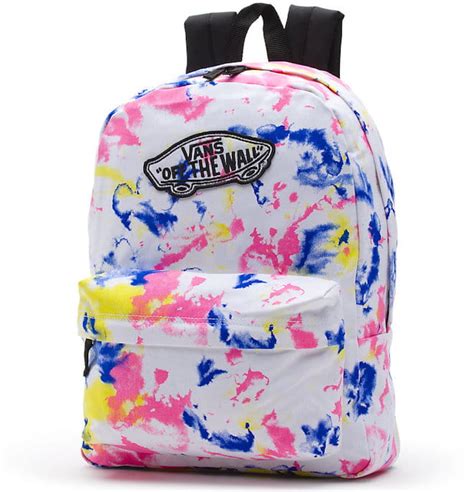 Plecak Vans Realm Backpack White Tie Dye 22L W Plecaki