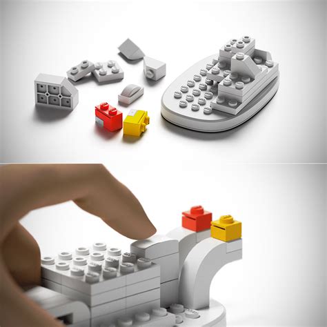 Clickbrick LEGO Computer Mouse Can be Customized to Your Liking - TechEBlog