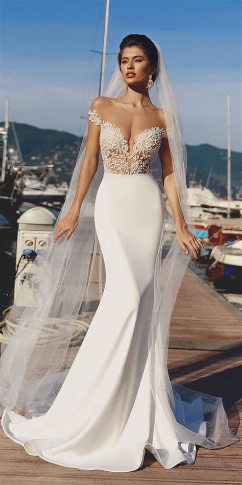 Satin Mermaid Wedding Dresses For Extraordinary Brides