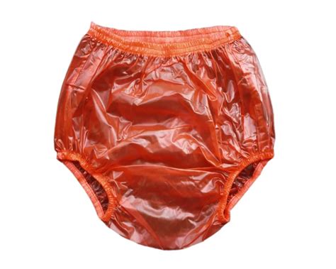 ABDL Haian Pantalon En Plastique Pour Incontinence Adulte Couleur Rouge