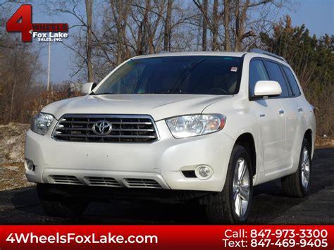 Used 2009 Toyota Highlander Limited 4WD For Sale In Fox Lake IL 60020 4