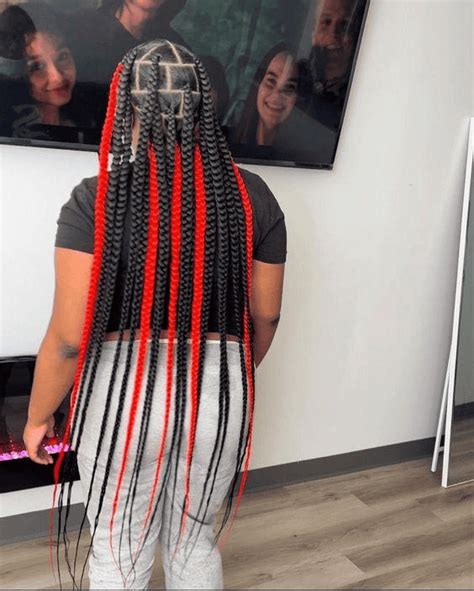 27 Stunning Red Knotless Braids Hairstyles Of 2024 Womanly Modern