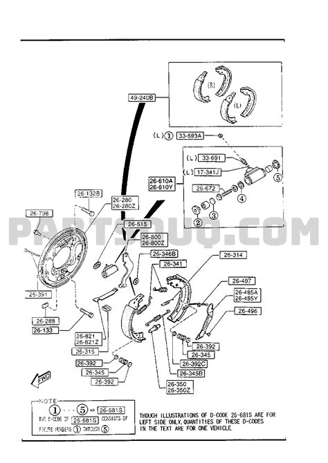 Chassis Axle Suspension Brake Steering Mazda B Europe