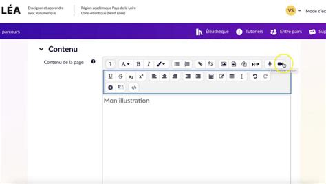 Comment Ajouter Une Ressource De Type Page Dans Elea Num Rique Ducatif