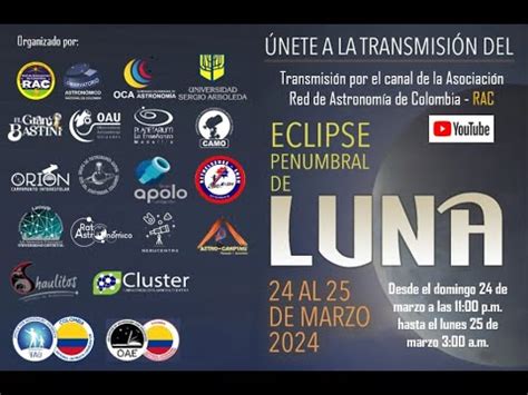 Eclipse Penumbral De Luna 24 Al 25 De Marzo De 2024 YouTube