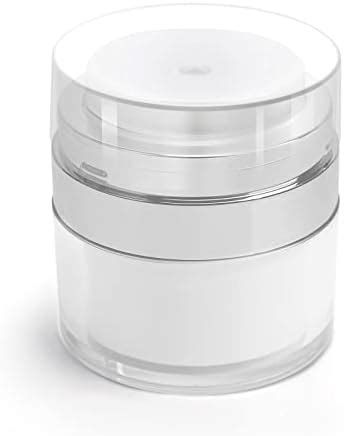 HOTUT Cream Jar Vacuum Bottle 15ml Airless Pump Bottle Moisturiser