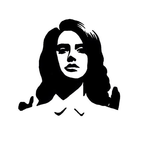 Lana Del Rey Shirt Lana Del Rey Vinyl Face Stencils Stencil Art