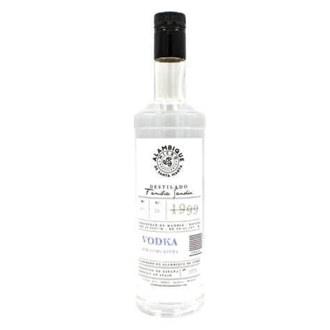 Comprar VODKA Zero Impurities 70 Cl Alambique De Santa Marta