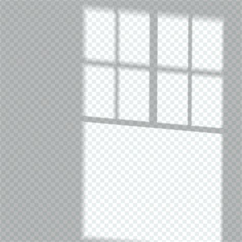 Free Vector | Transparent window shadow overlay effect