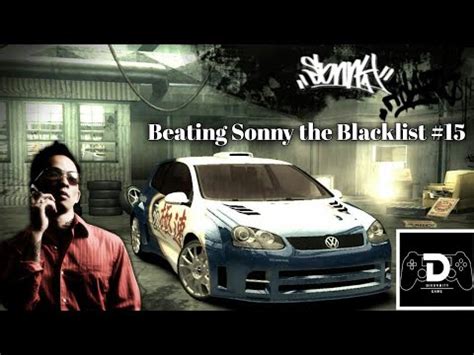 Main Need For Speed Most Wanted Lawan Sonny Blacklist 15 YouTube