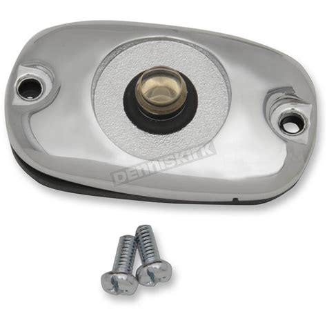 Drag Specialties Chrome Rear Master Cylinder Cover Dennis