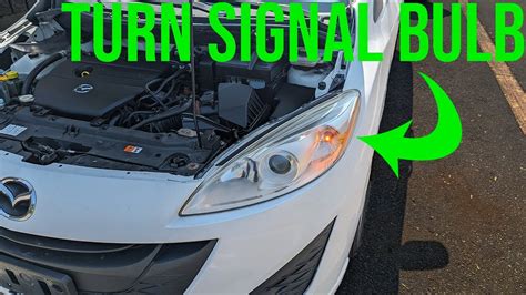 How To Replace Front Turn Signal Bulb Mazda 5 2011 2017 YouTube