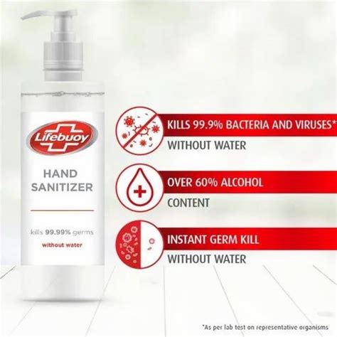 Lifebouy 500 Ml Lifebuoy Hand Sanitizer Bottle Rs 250 Bottle Id 22256755855