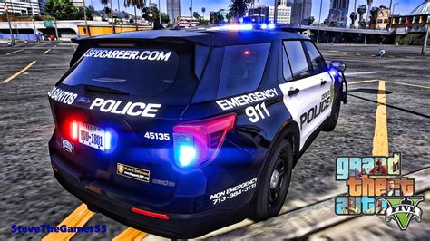 Playing GTA 5 As A POLICE OFFICER City Patrol HPD GTA 5 Lspdfr Mod