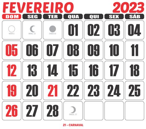 Calendário 2023 fevereiro imagem legal Artofit