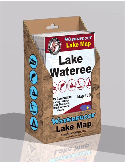 Lake Wateree #350 – 24 PACK – Kingfisher Maps, Inc.