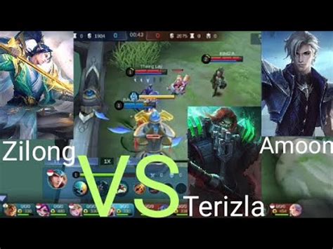 Solo Rank Zilong Vs Terizla Dan Amon Exp Lane Build Paling Sakit Auto