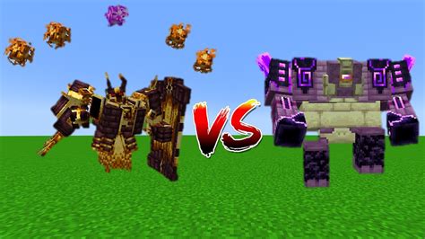 Ignis Vs Ender Guardian In Minecraft Mob Battle L Ender S Cataclysm