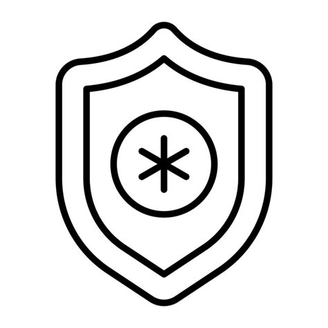 Icono De Protección Médica Escudo De Seguridad Con Vector De Signos