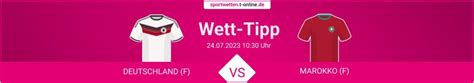 Deutschland Vs Marokko Wett Tipp Quoten Frauen WM 2023