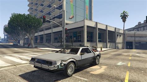 GTA 5 Back To The Future - Delorean Time Machine v0.1 Mod - GTAinside.com