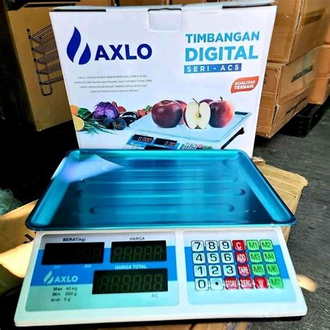 Jual Timbangan Digital Axlo Kapasitas Sampr 40 Kg Timbangan Digital