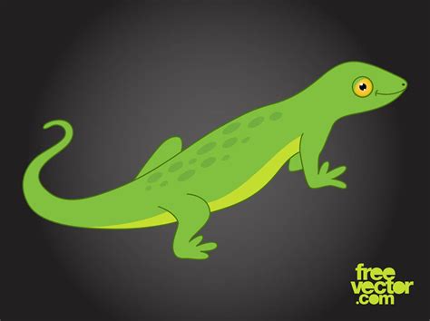 Cartoon Lizard Vector Art & Graphics | freevector.com