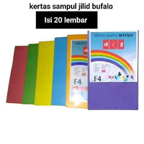 Kertas Cover Jilid Buffalo Folio Kertas Buffalo F4 Isi 20 Lembar