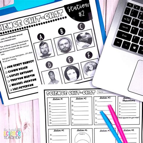 Forensics Activities For The First Days Of School ⋆ The Trendy Science Teacher Forensics