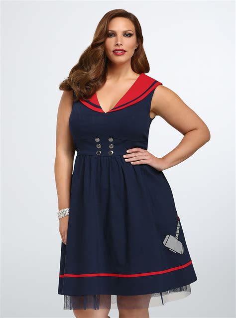 Marvel By Her Universe Collection Thor Sailor Dress Sailor Dress