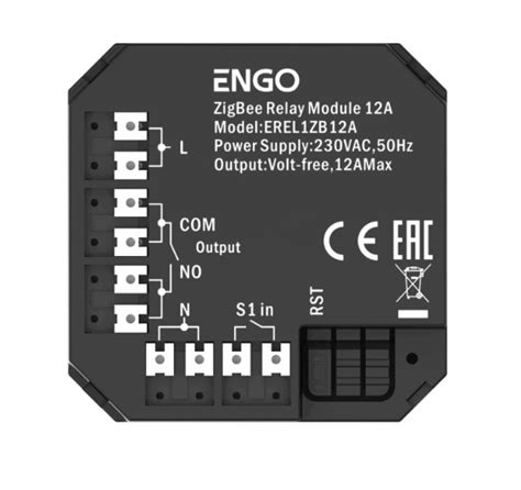 ENGO EREL1ZB12A Smart Relay Inteligentny Przeka Nik ZigBee Do Systemu