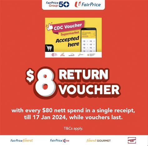 Fairprice Announces S Return For Every S Spent In Cdc Vouchers