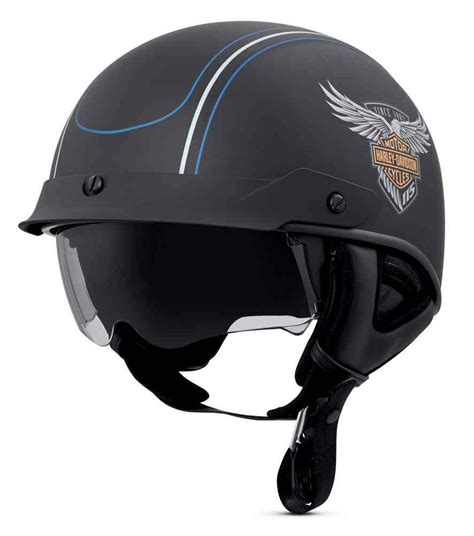 Harley Davidson® 115th Anniversary Ultra Light Shield J03 Half Helmet