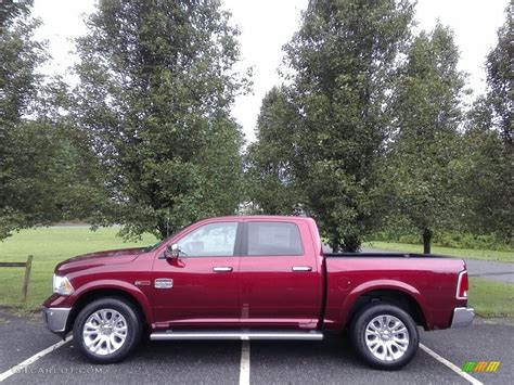 Delmonico Red Pearl 2017 Ram 1500 Laramie Longhorn Crew Cab 4x4