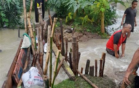 Sungai Batang Kuis Meluap Rumah Warga Di Dua Kecamatan Terendam Banjir