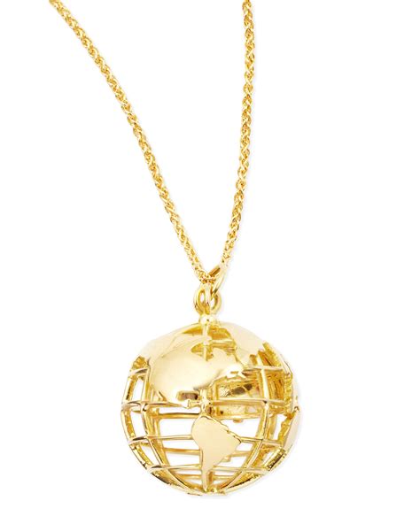 Lyst - Monica Rich Kosann 18k Gold My Earth Necklace in Metallic