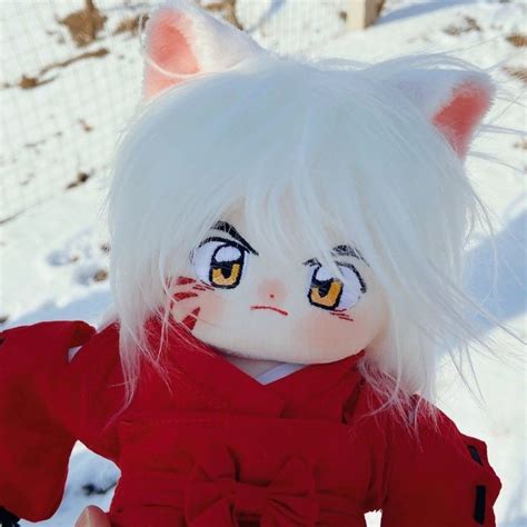 Inuyasha Cm Cartoon Cotton Doll Nude Doll Anime Plush Doll Cute Attribute Doll Shopee