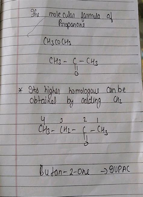 Write the molecular formula and IUPAC name of higher homologue of ...