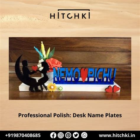 Personalized Desk Name Plate Elevate Your Workspace