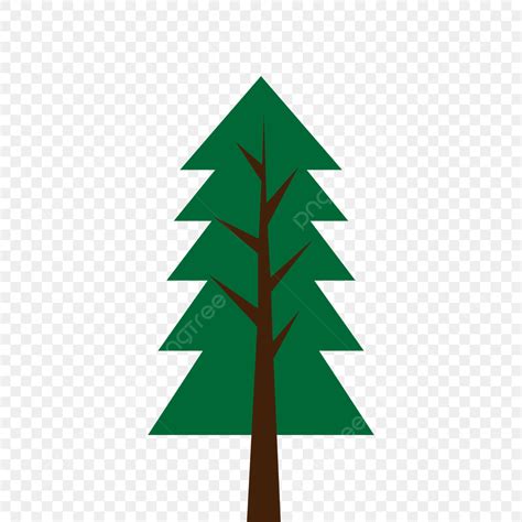 Tall Tree Vector Hd Images, Triangle Tall Tree, Triangle Tree, Green Tree Art, Tree Png PNG ...