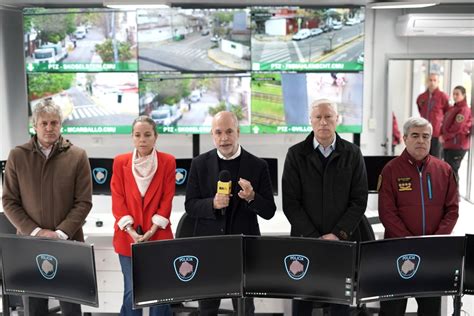 Rodríguez Larreta inauguró el Centro de Monitoreo Urbano Roca de la